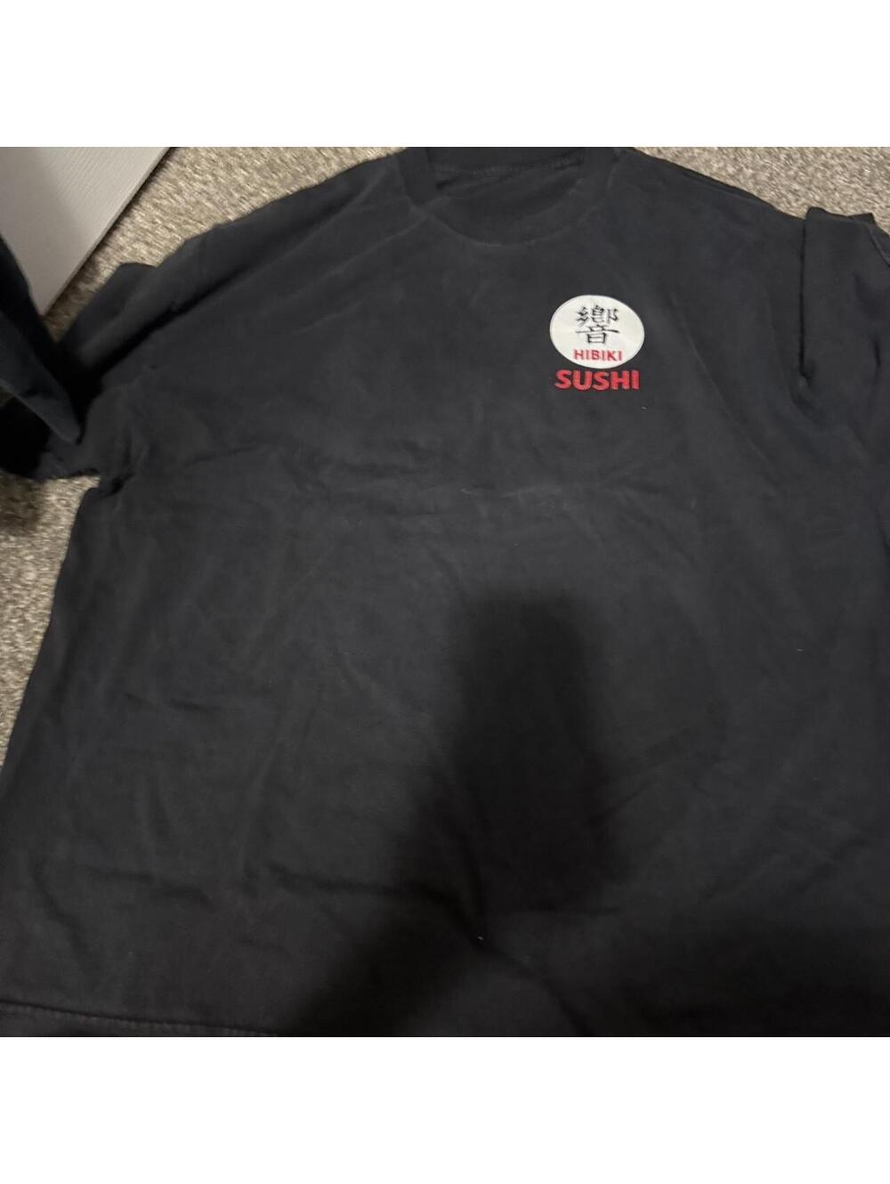 Men's Black and Navy Tshirt